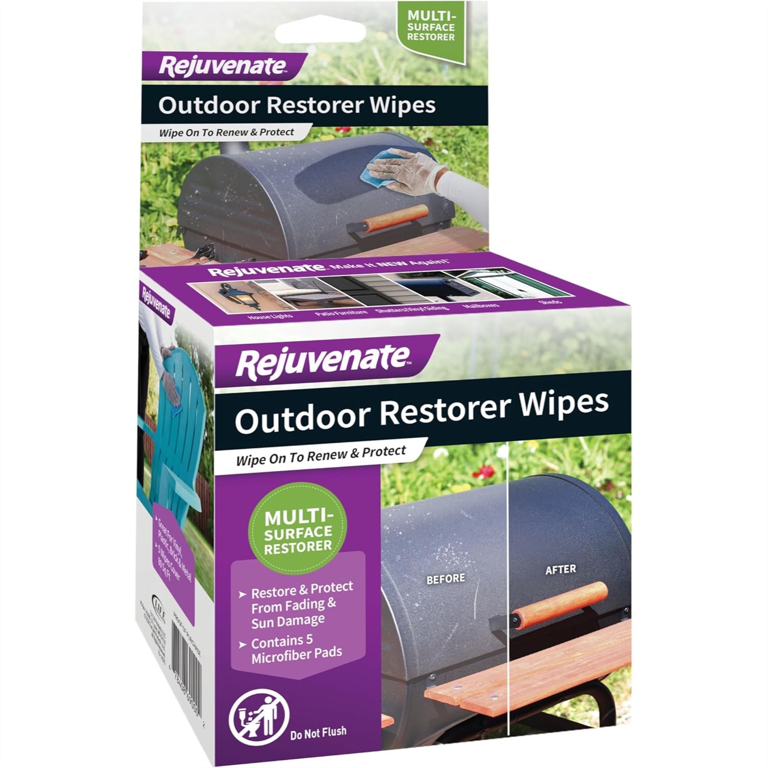 Outdoor Restorer Wipes, 5 Coun - Outdoor Furniture Restoration recension och pris