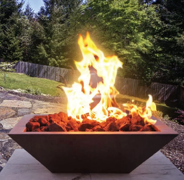 Outdoor Sofa Set Fire Pit Tabl - Outdoor Furniture With Fire Pit Table recension och pris