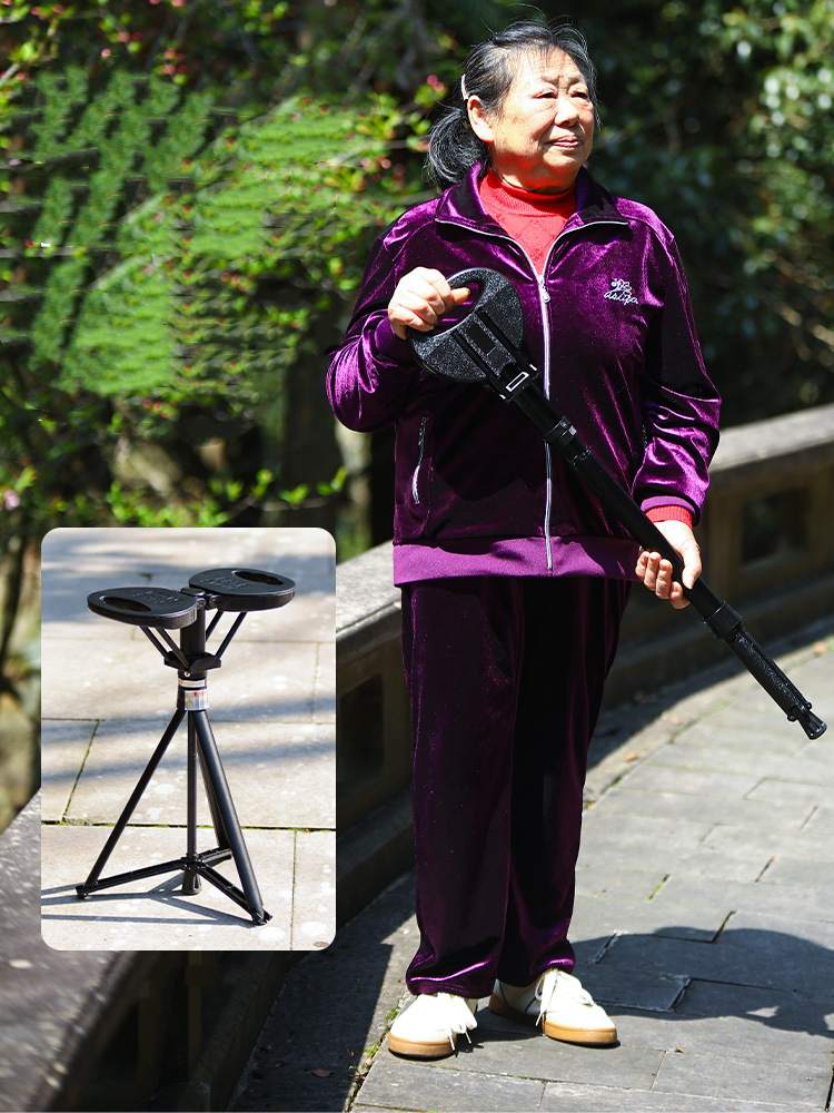 Multifunctional Walking Stick  - Outdoor Furniture Metal recension och pris