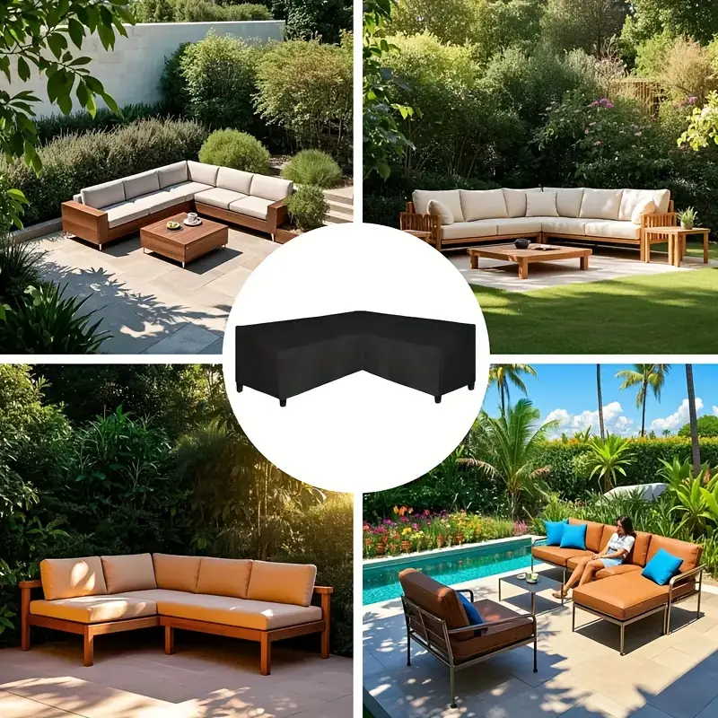 Anti-UV L-shaped Outdoor Sofa  - Outdoor Furniture Durable recension och pris
