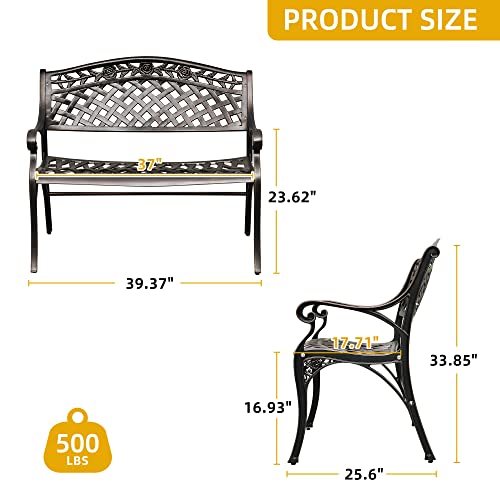 Elegant 39.4 Inch Cast Aluminu - Outdoor Furniture Europe recension och pris