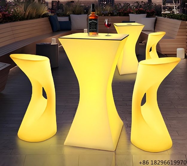 Portable LED Bar Counter Table - Outdoor Furniture Europe recension och pris