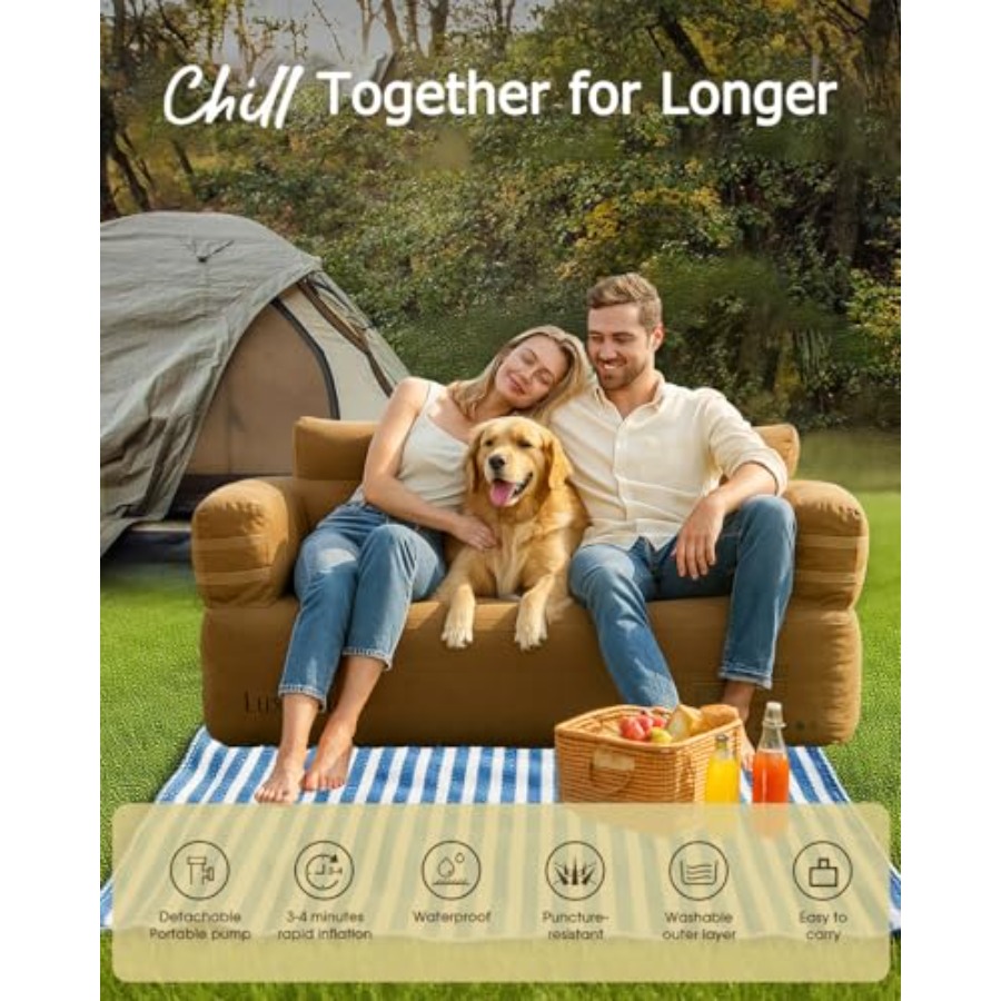 Portable Inflatable Couch for  - Outdoor Furniture Heavy recension och pris