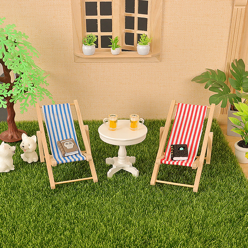 Dollhouse Miniature Items Wood - Outdoor Furniture Europe recension och pris