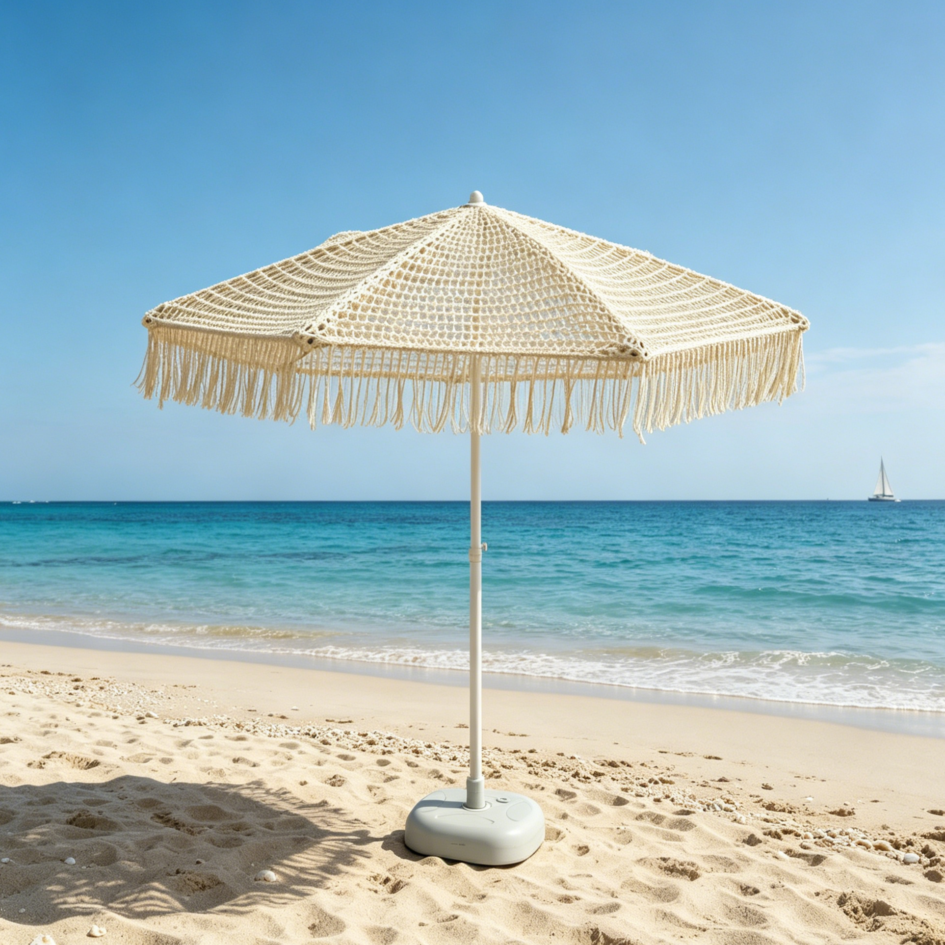 Tassel Patio Umbrella Sun Prot - Outdoor Furniture Vendors recension och pris