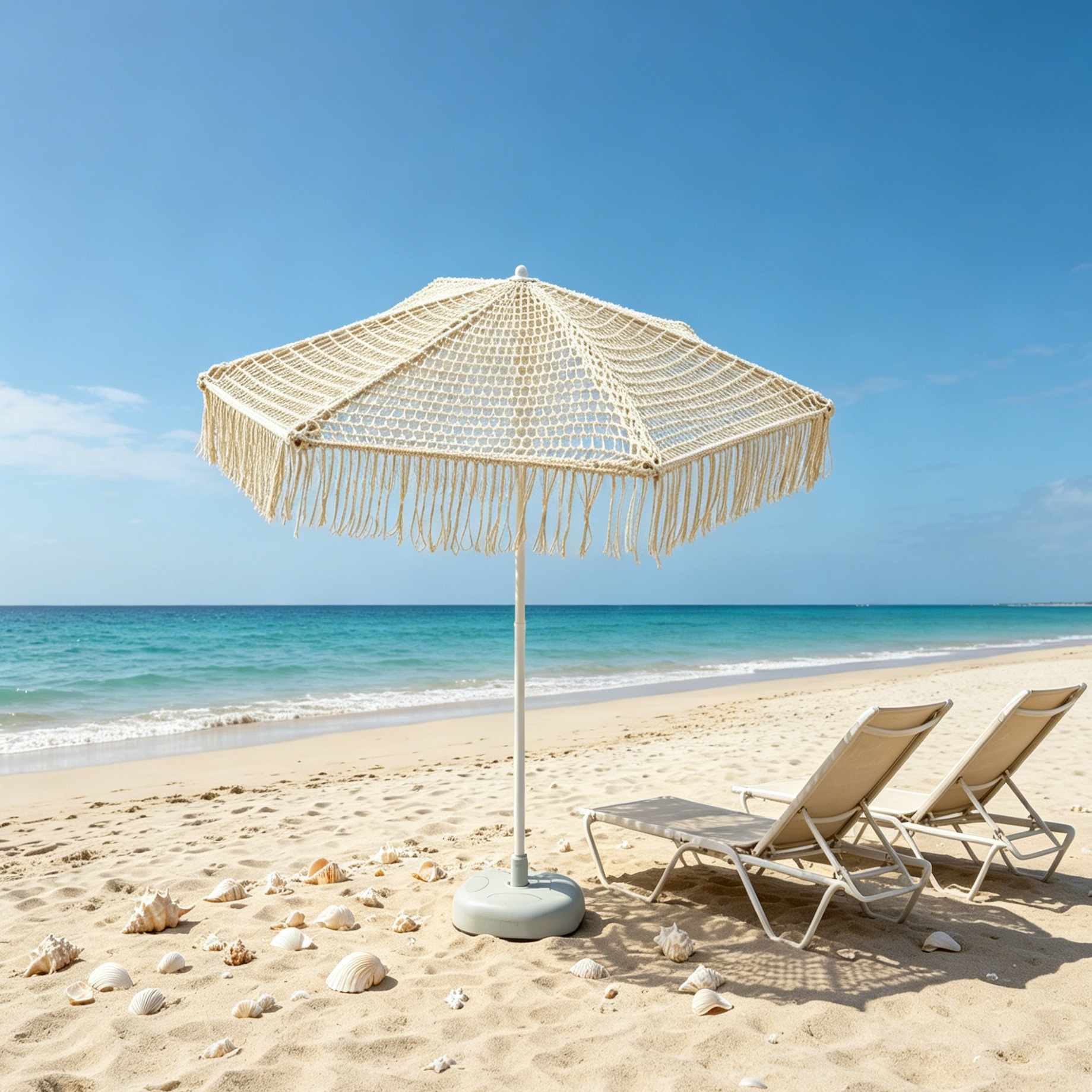 Tassel Patio Umbrella Sun Prot - Outdoor Furniture Vendors recension och pris