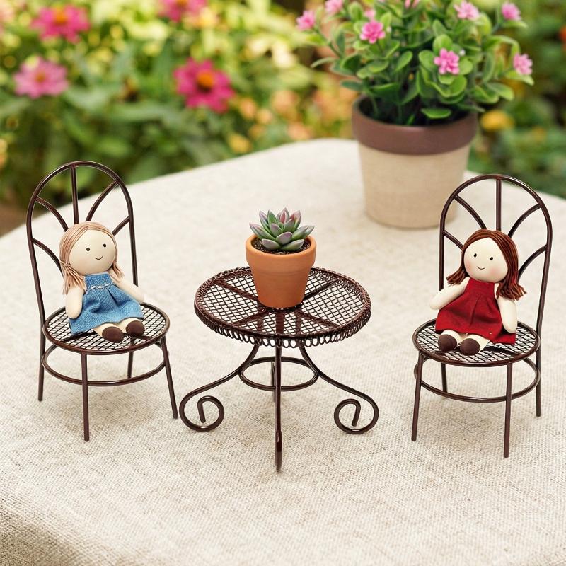 1/3Pcs Dollhouse Garden Displa - Outdoor Furniture Design recension och pris