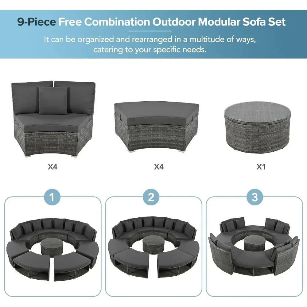 v Outdoor Furniture Sets Luxur - Outdoor Furniture Lounge Set recension och pris