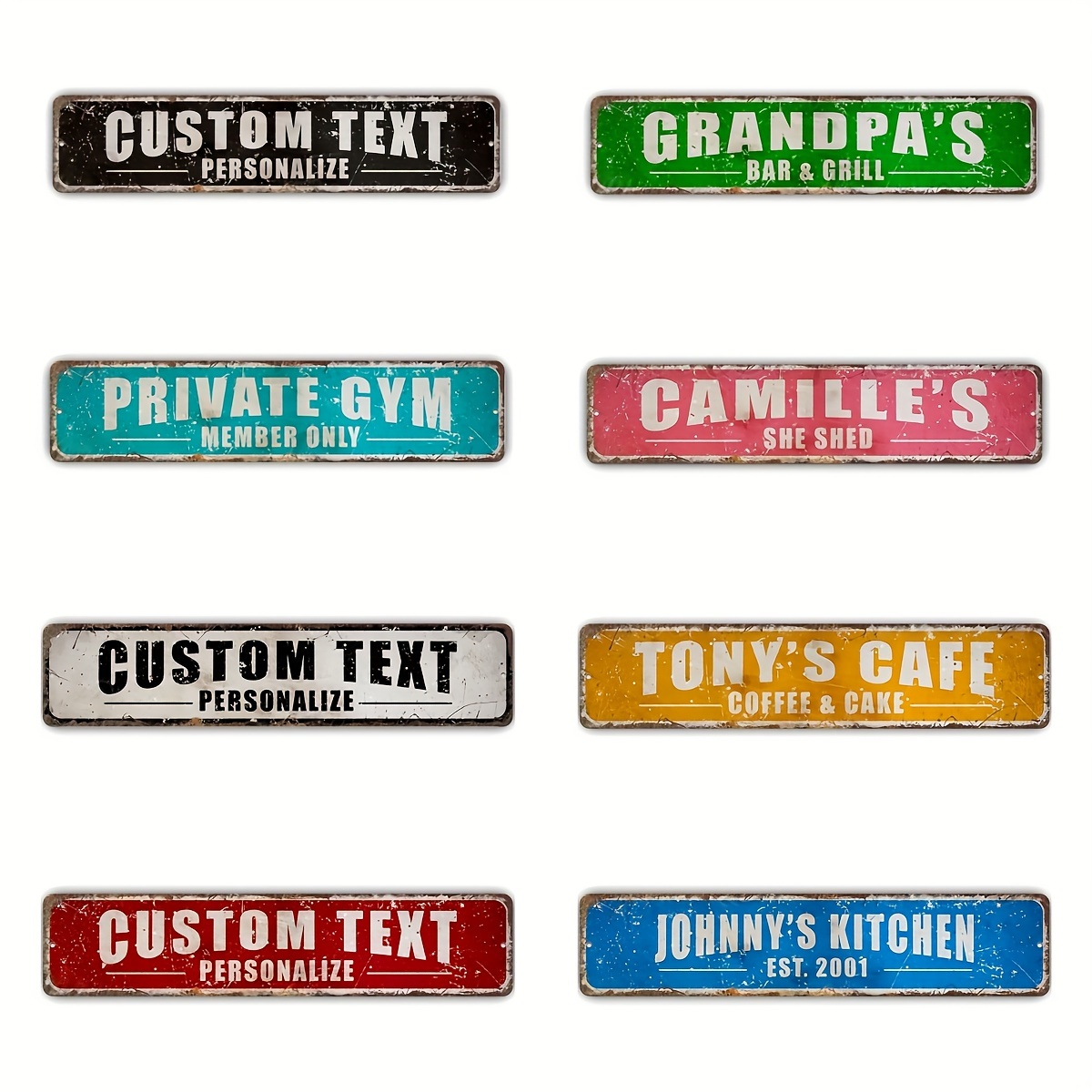 Personalized Custom Road Metal - Outdoor Furniture Metal recension och pris