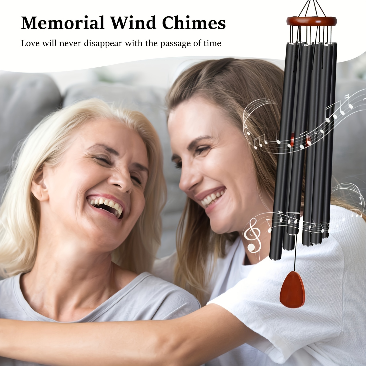 Black Classic Wind Chime - wit - Outdoor Furniture Durable recension och pris
