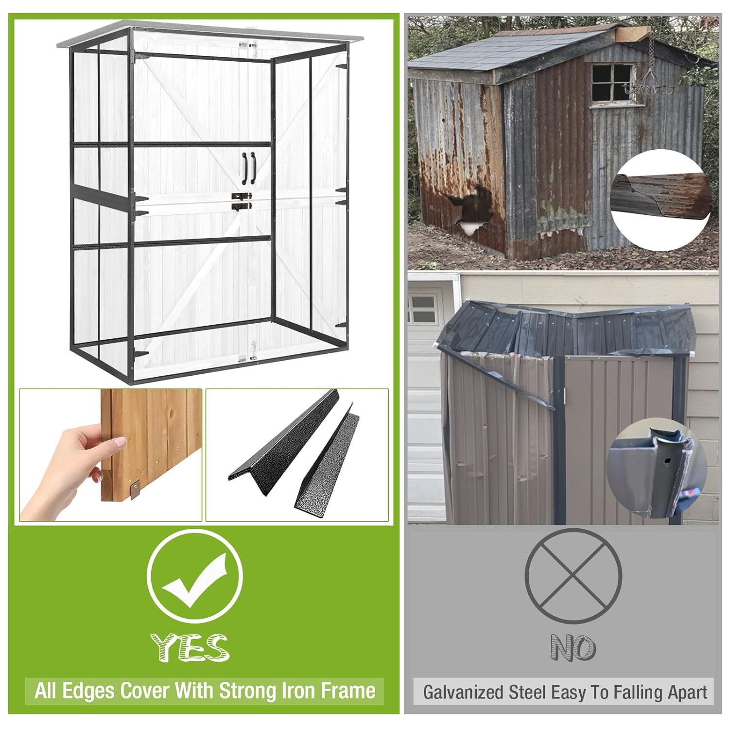 Outdoor Cabinet Storage Shed w - Outdoor Furniture Modern recension och pris