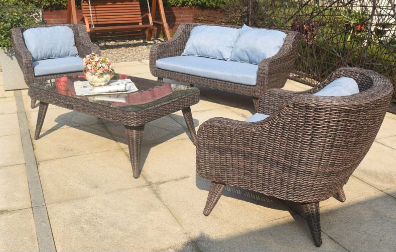Outdoor Furniture Wicker PE Ra - Outdoor Furniture Lounge Set recension och pris