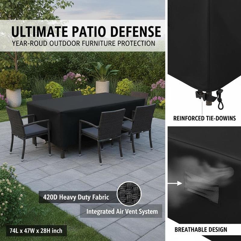Outdoor Table Set Protector 74 - Outdoor Furniture Design recension och pris