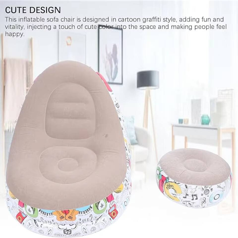 Modern Eco-flocked PVC Inflata - Outdoor Furniture Design recension och pris