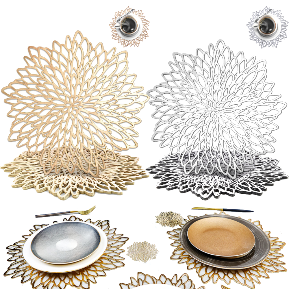 Set of 4 Metallic Placemats Se - Outdoor Furniture Design recension och pris