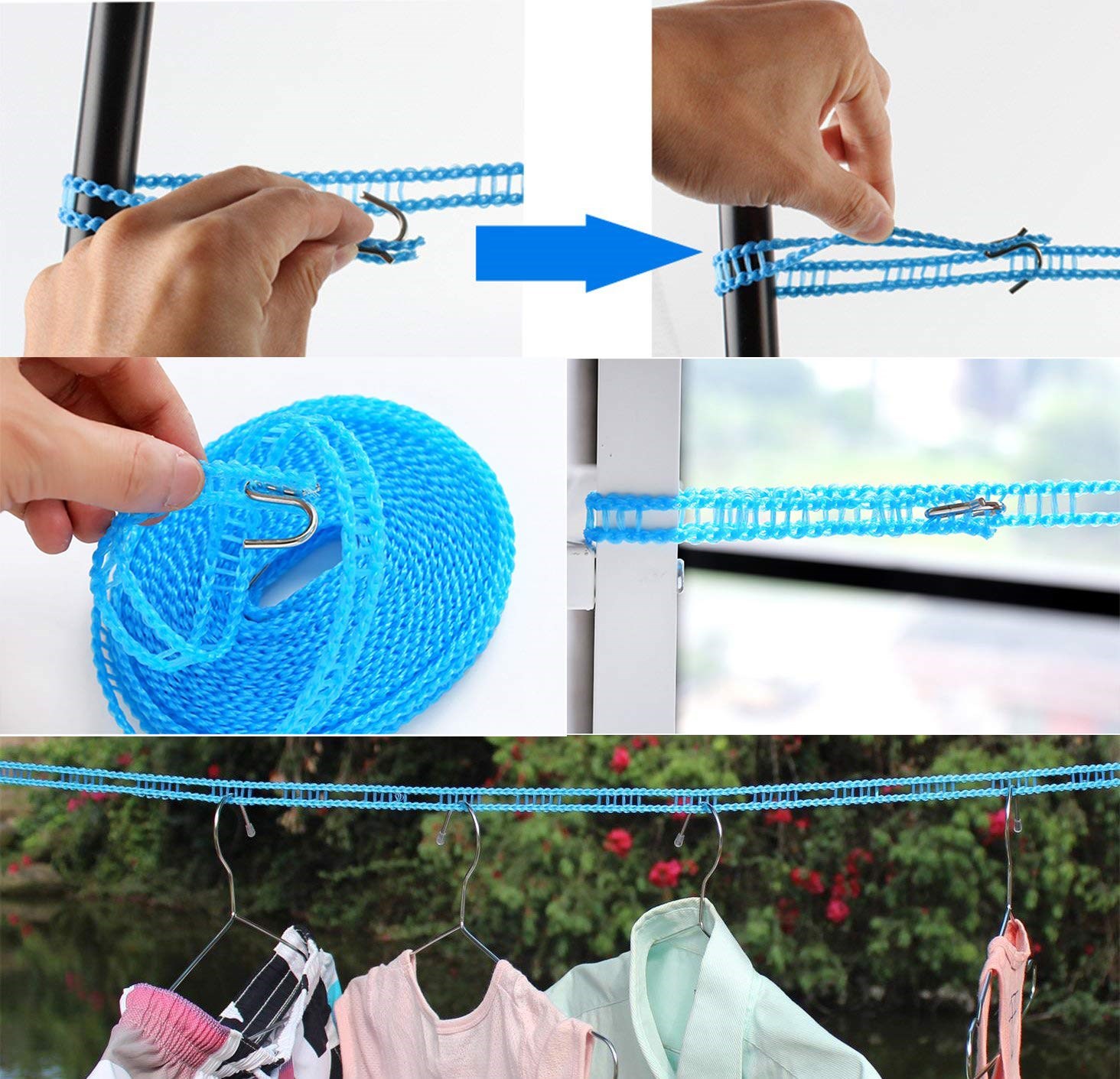 Clothesline Clothes Drying Rop - Outdoor Furniture Rope recension och pris