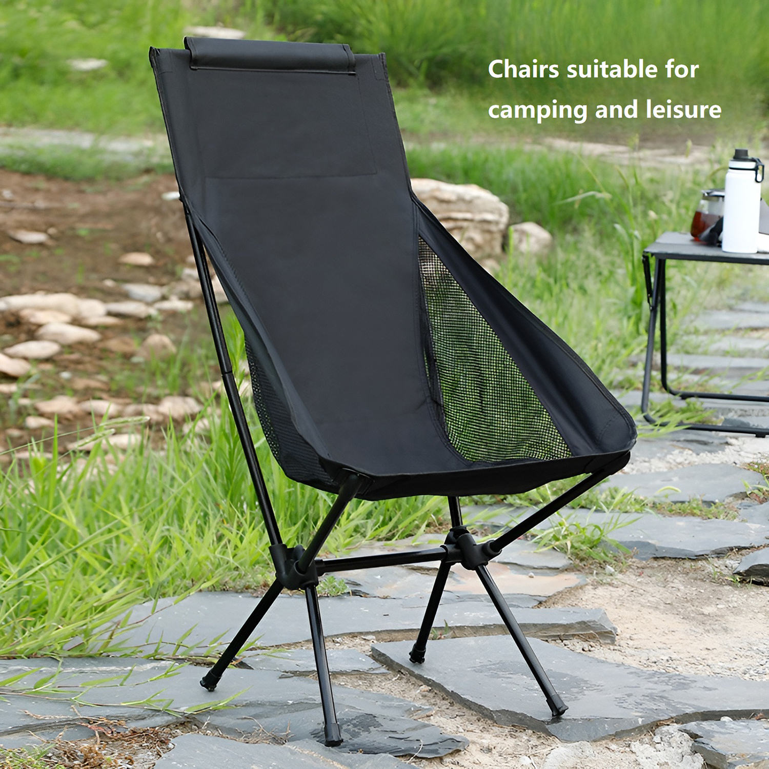 Foldable Camping Chairs Set Li - Outdoor Furniture Deals recension och pris