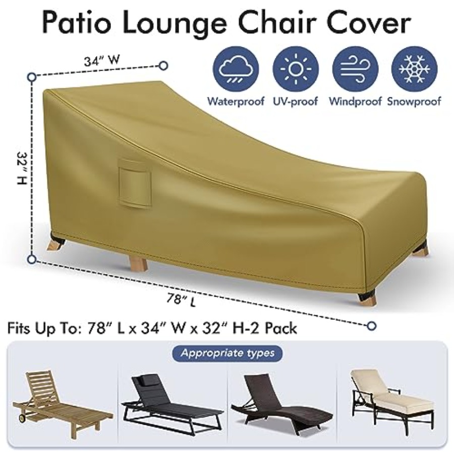 Chaise Lounge Covers Outdoor W - Outdoor Furniture Heavy recension och pris